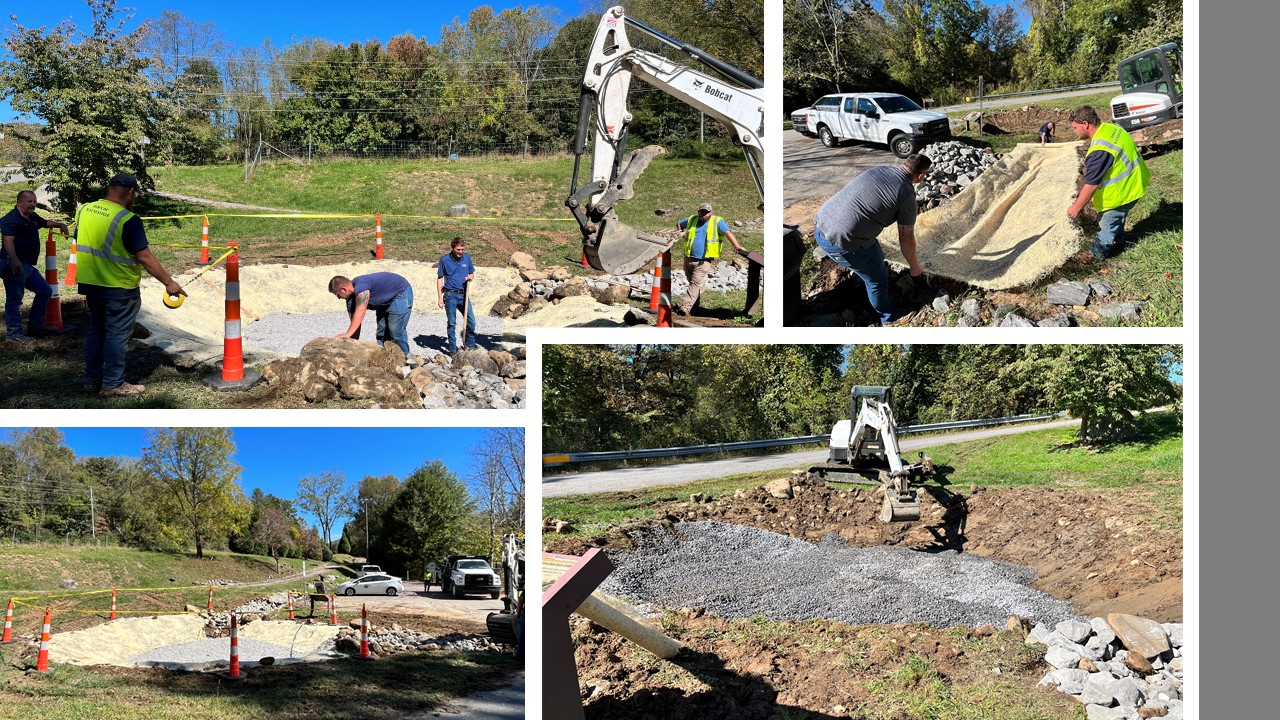 Rain Garden Restoration, Public Works