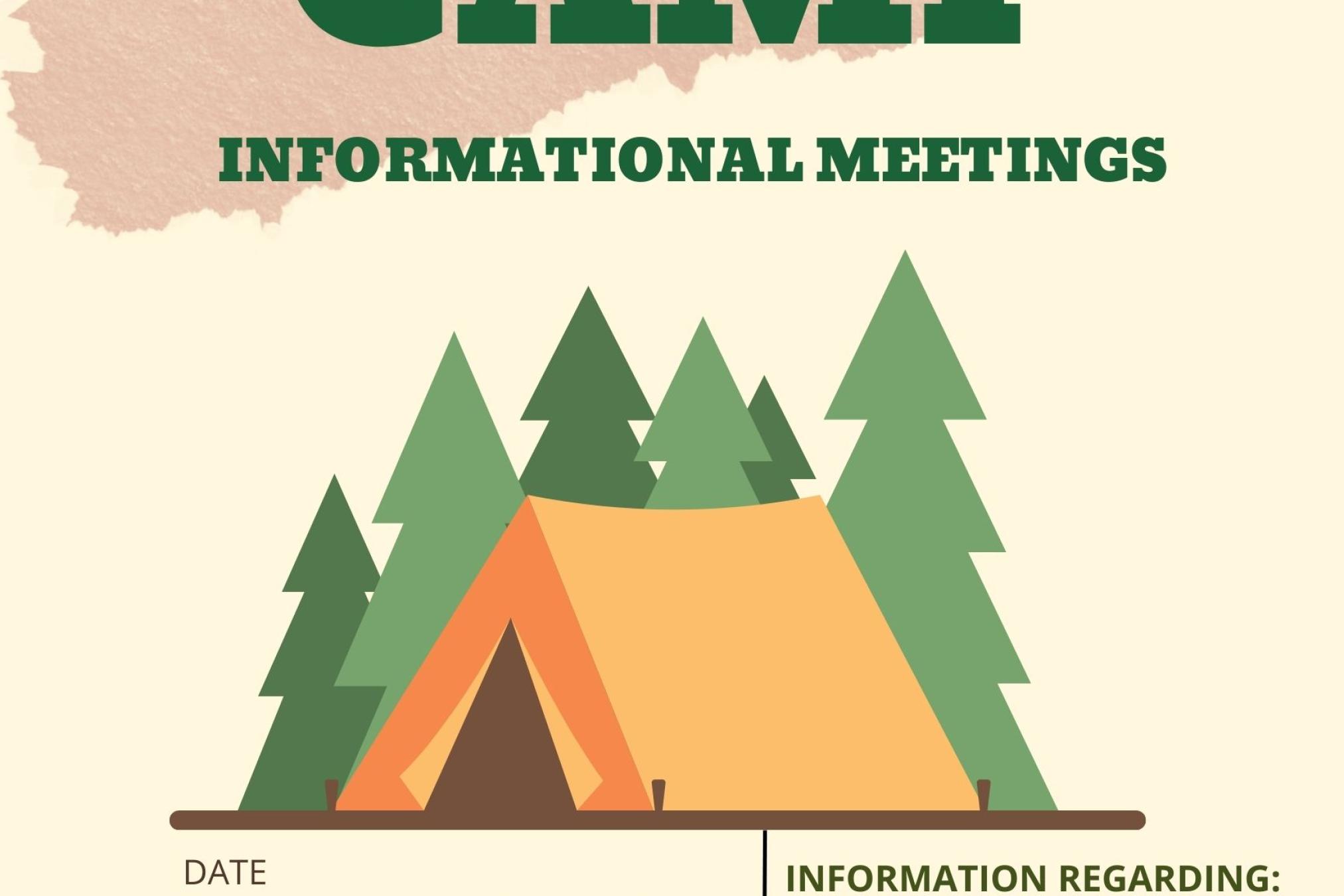 Summer Basecamp Meeting Info 
